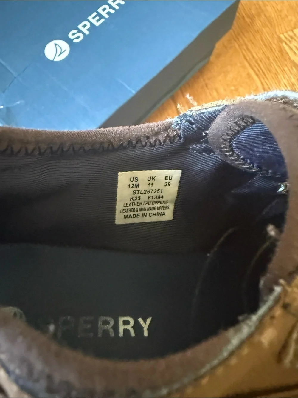 Sperry Kids Bowfin Jr size 12